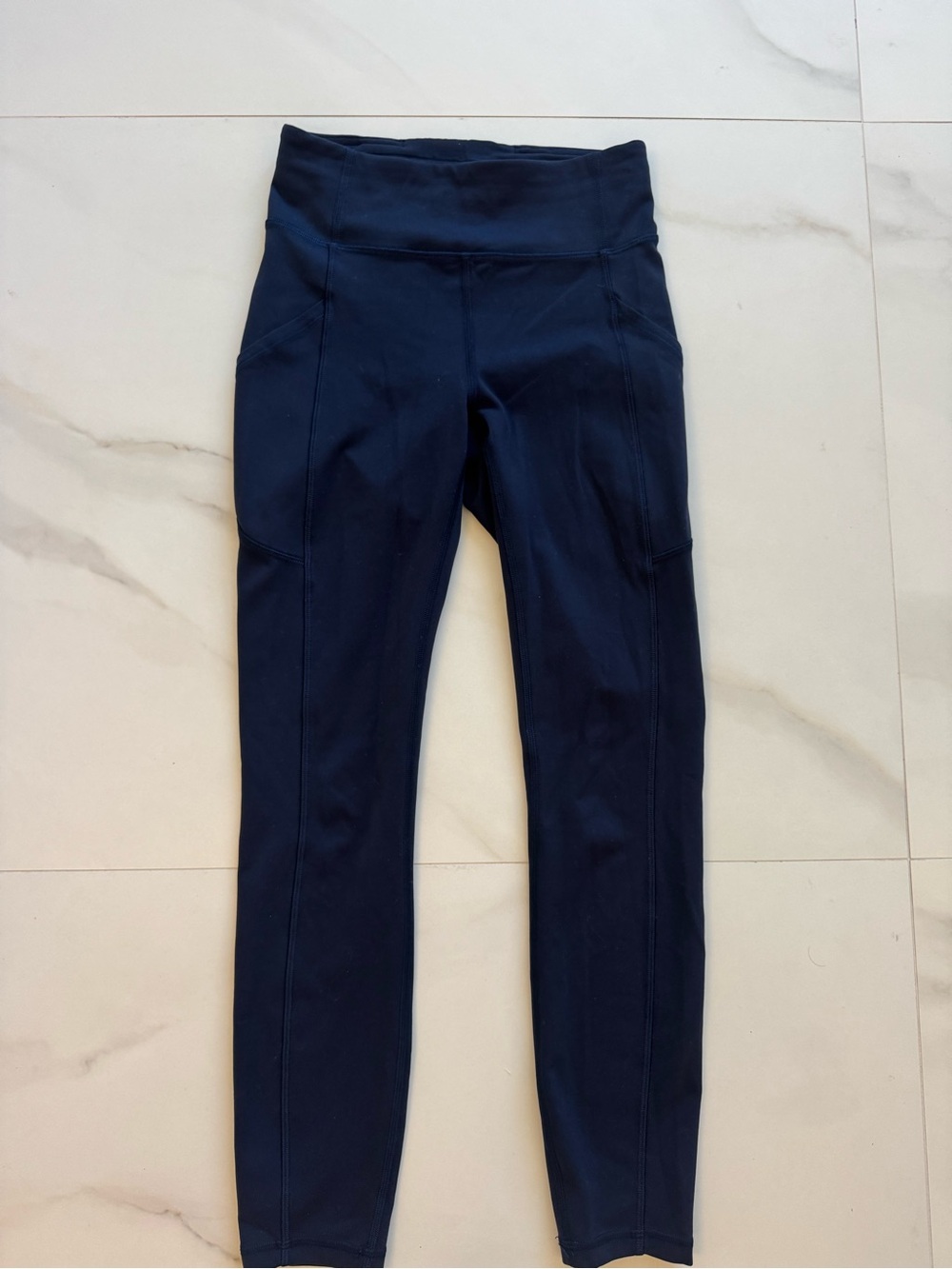 lululemon athletica Dark Navy High-Rise Leggings with Side Pockets